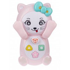 Детский интерактивный телефон ''Ау котик'' 7828 PLAY SMART на рус. языке Pink