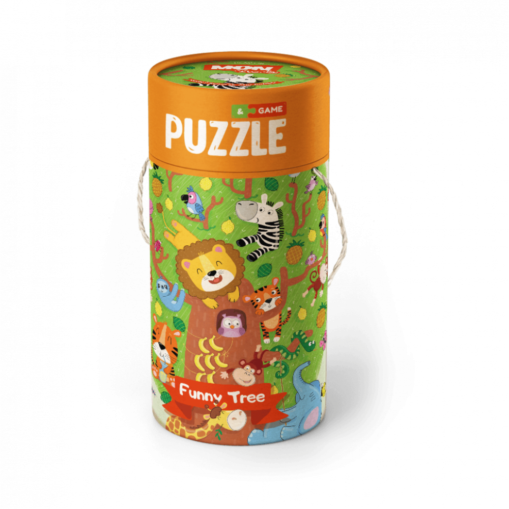 Детский пазл/игра Mon Puzzle "Волшебное дерево" 200115, 40 элементов
