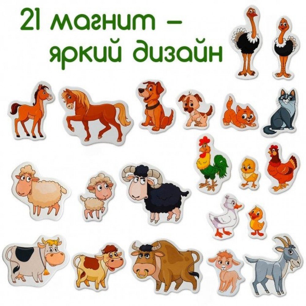 Набор магнитов Magdum "Ферма семейки" ML4031-21 EN