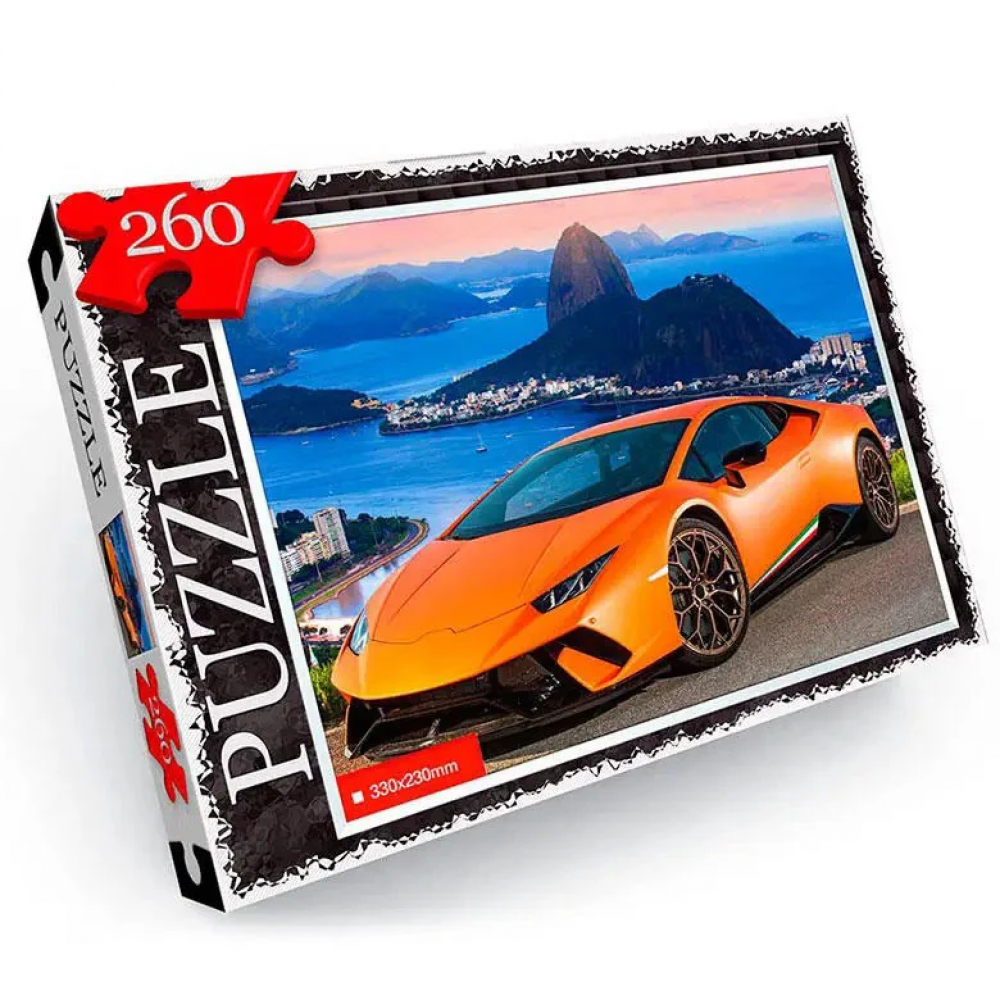 Пазл "Lamborghini" Danko Toys C260-13-15, 260 эл.