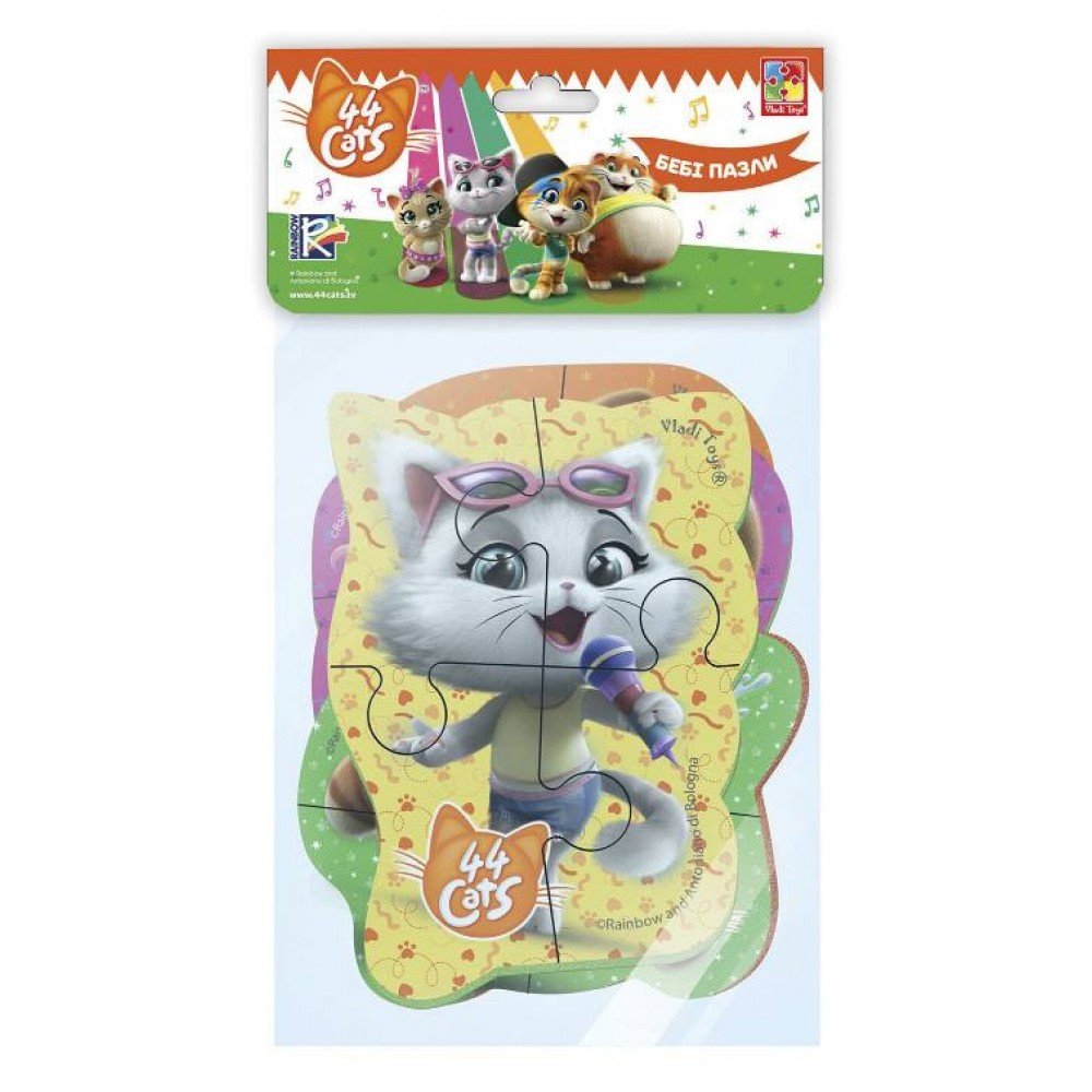 Настольная игра "Беби пазлы 44 Cats" VT1106-84, 4 картинки