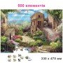Пазл классический "Коллаж с выходом в сад" 84900, 500 элементов