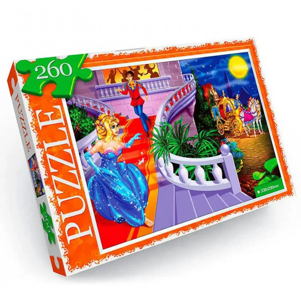 Пазл "Принцесса" Danko Toys C260-13-03, 260 эл.