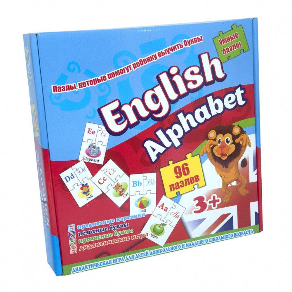 Детские Пазлы "English alphabet" 539ST eng