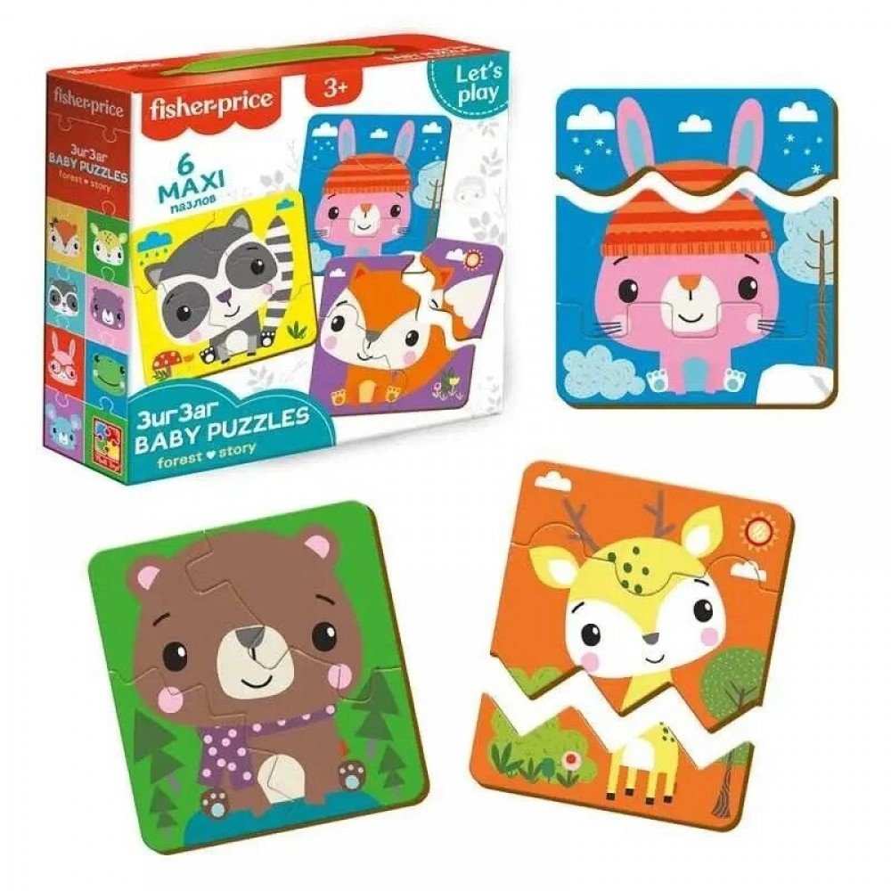 Детские пазлы "Baby puzzle Forest" VT1722-08
