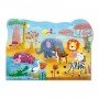 Детский пазл "Жаркая Африка" DoDo 300376, 60 эл
