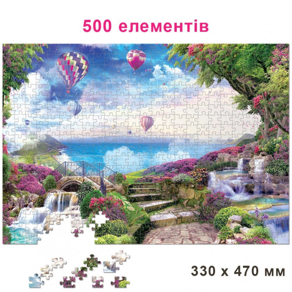 Пазл классический "Прекрасный вид на море" 84924, 500 элементов