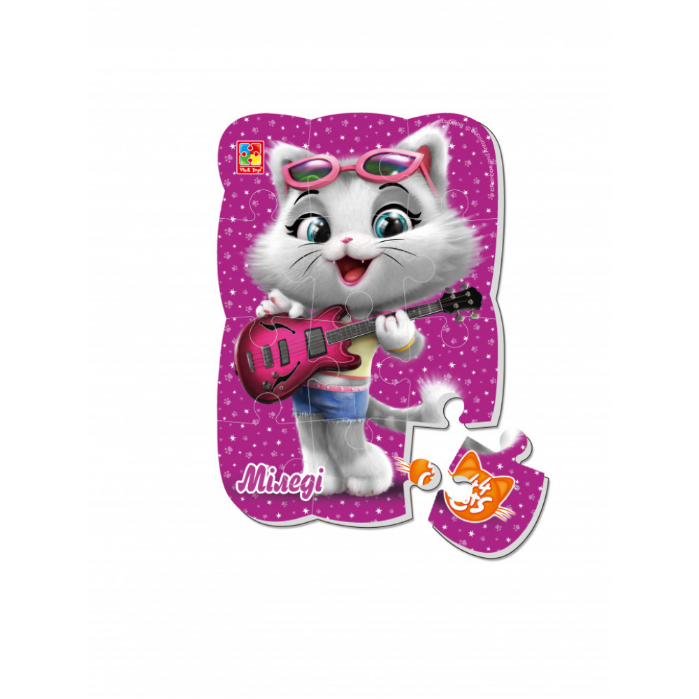 Пазлы магнитные А5 "44 Cats Миледи" VT3205-81 укр