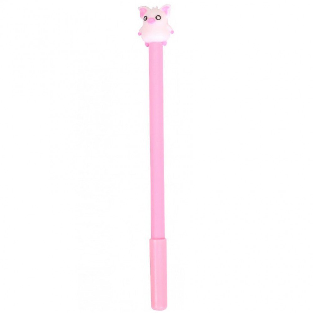 Ручка гелевая "Поросята" 6030SP Розовый