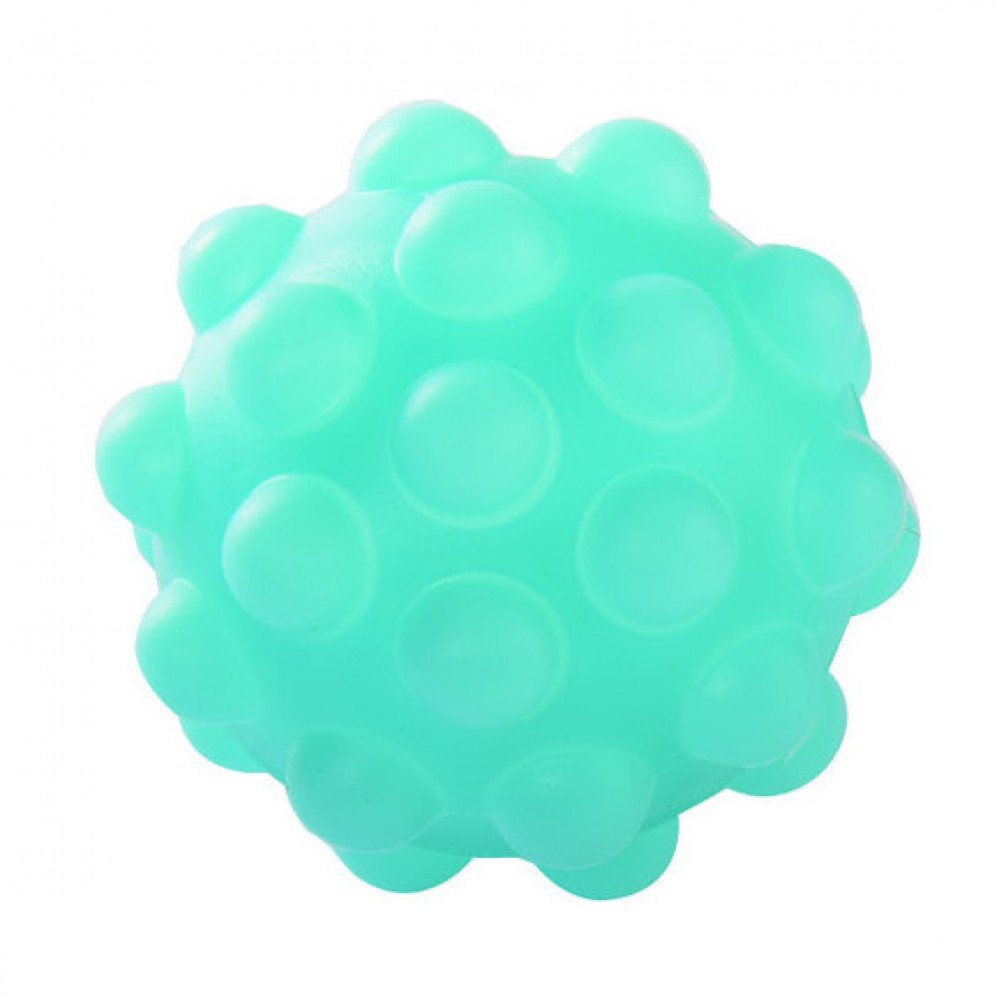 Антистресс мячик Pop Ball AN4386 Светится при ударе Берюзовый
