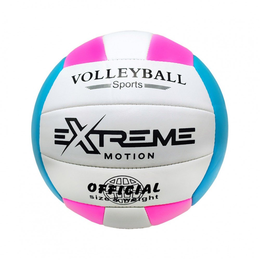 Мяч волейбольный VB0119 Extreme Motion Диаметр 20,7 Синий-розовый