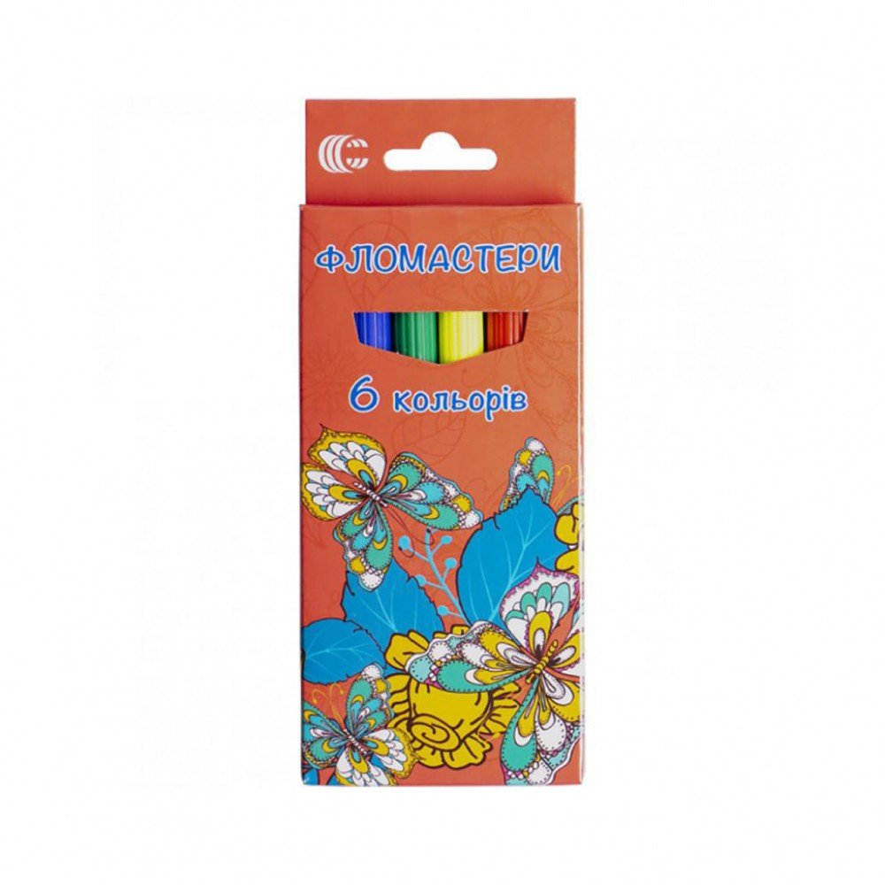 Детские Фломастеры "Картон" COLOR-IT 950-6 6 цветов