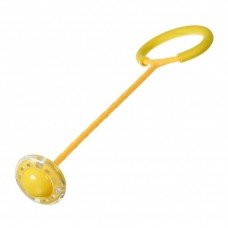 Нейроскакалка с колесом на одну ногу SR19001 62 см светится (Желтый)