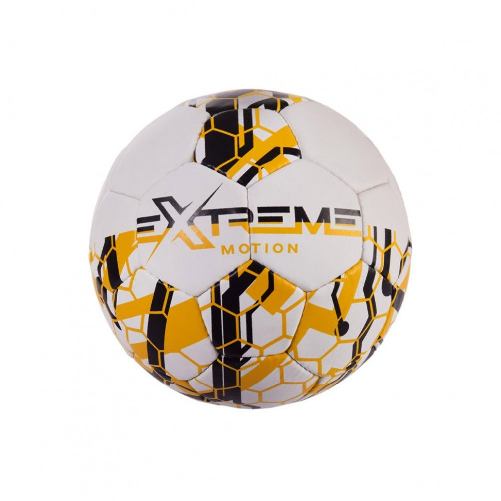 Мяч футбольный FP2108, Extreme Motion №5 Диаметр 21, PAK MICRO FIBER, 435 грамм Желтый