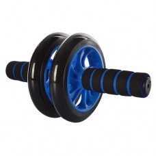 Тренажер колесо для мышц пресса MS 0872 диаметр 14 см Синий