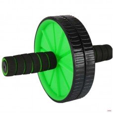Тренажер MS 0871-1 колесо для мышц пресса, 29 см. (Зелёный)