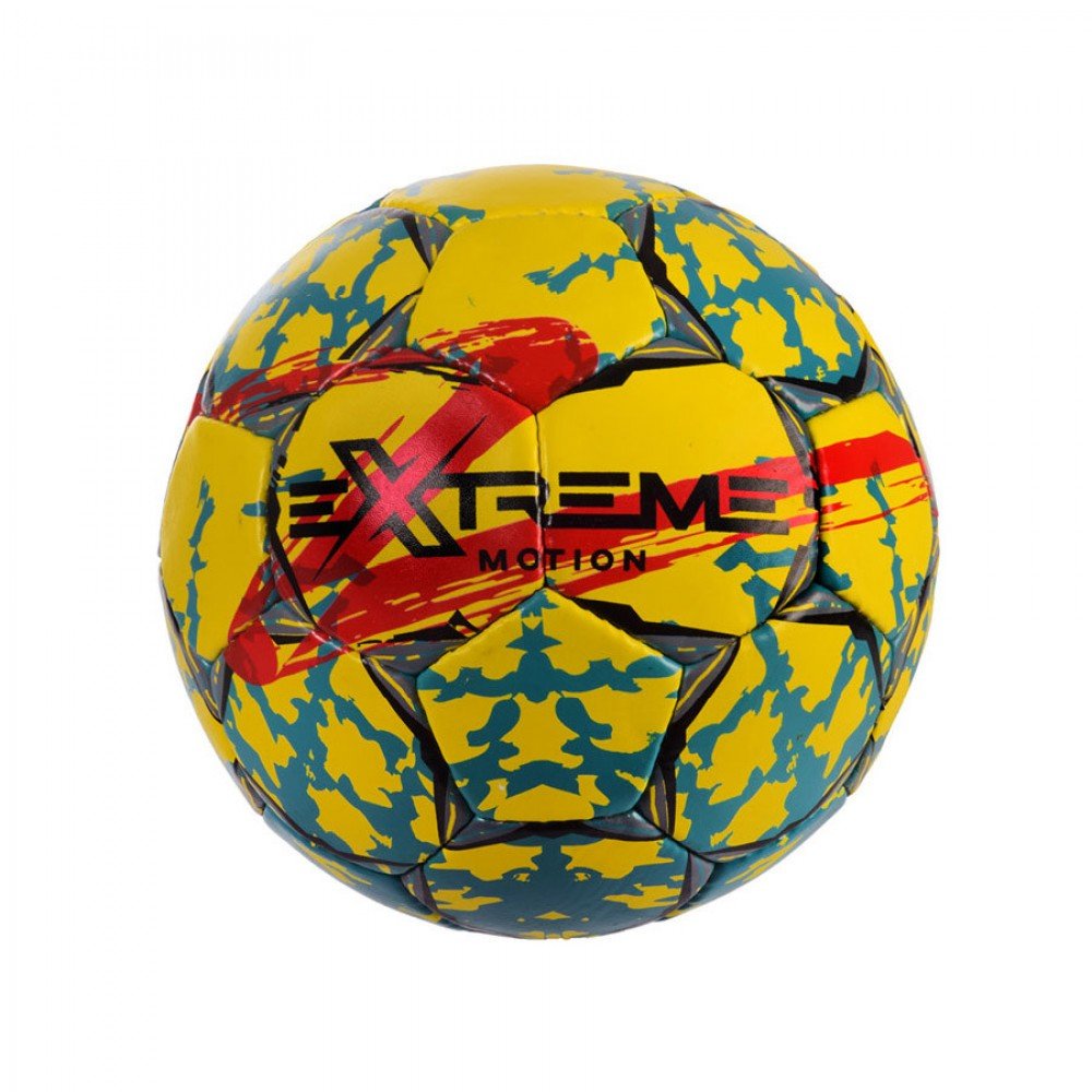 Мяч футбольный FP2107 Extreme Motion №5, Диаметр 20,8, MICRO FIBER JAPANESE, 410 грамм Желтый