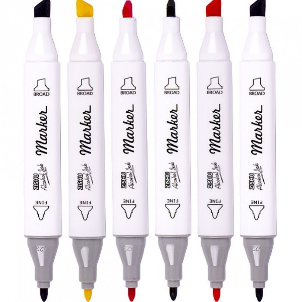 Набор фломастеров 12 цветов "Art - Marker" 218-12 в пластиковом боксе