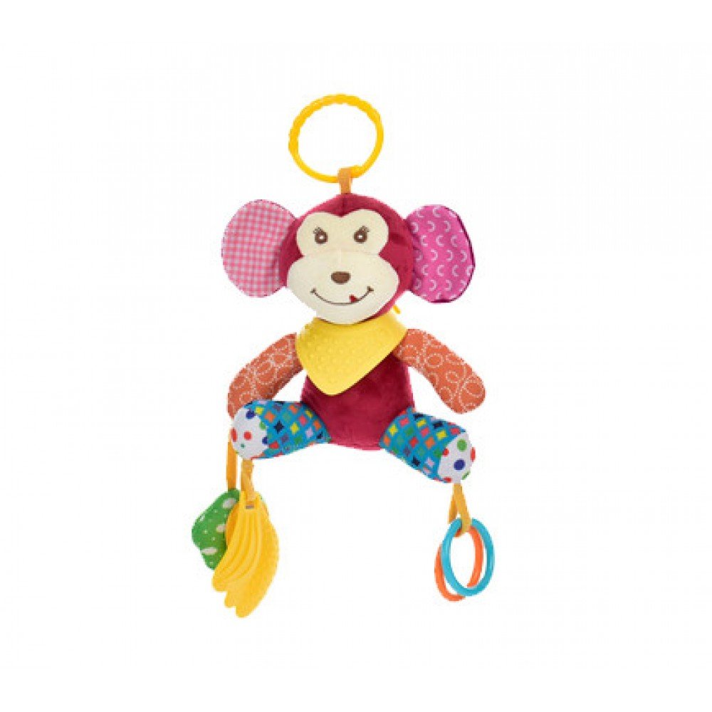 Подвеска на коляску с прорезывателем A-Toys SKK-056 (Обезьянка)