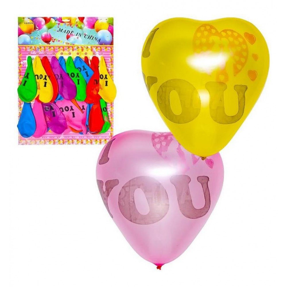 Набор воздушных шариков "I love you" COLOR-IT 11-96 шарик-гигант
