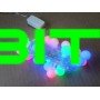 Гирлянда электрическая Шарики LED 28, светодиодная, прозрачный провод SH144