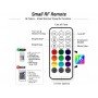LED RGB z pilotem wodoodporna Lampka 13 led 16 ko