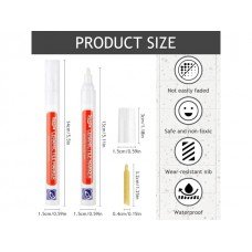 Biały marker do fug wodoodporny renowacji+końcówka