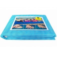 Mata na plażę sand free mat 200x200 niebieska