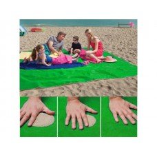 Mata na plażę sand free mat 200x200 zielona