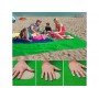 MATA NA PLAŻĘ SAND FREE MAT 200X200 zielona