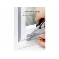 Uszczelka taśma do okien 3mm x 2,2cm x 100cm szary