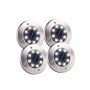 DISK LIGHT 8 LED Lampka solarna gruntowa 4szt
