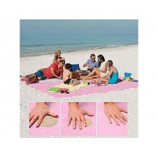 Mata na plażę sand free mat 200x200 różowa