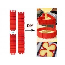Składana silikonowa forma do pieczenia 4 elementy