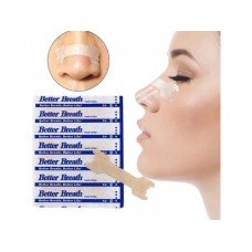 PLASTRY NA NOS Przeciw Chrapaniu L5,5x1,5cm 100szt