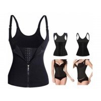 Gorset body wyszczuplający z regulacją czarny s