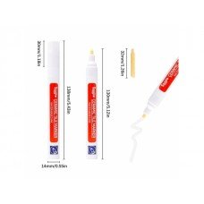 200szt Biały marker do fug wodoodporny +końcówki