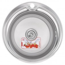Мойка кухонная ZERIX Z510-08-180E satin ZX1586 