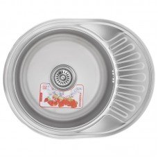 Мойка кухонная ZERIX Z5745-06-180E satin ZX1590 
