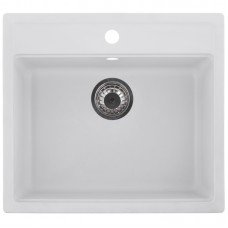 Мойка кухонная ZERIX ZS-5751S-01 Белая ZX4595 