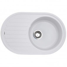 Мойка кухонная ZERIX ZS-7750R-01 Белая ZX4555 