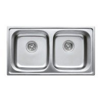 Мойка кухонная HAIBA 78x43 DOUBLE decor HB0567 