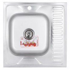 Мойка кухонная ZERIX Z6060L-06-160E satin ZM0568 
