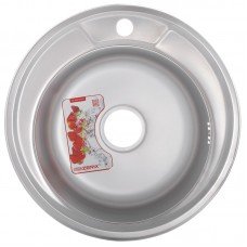 Мойка кухонная ZERIX Z490-06-180MD MICRO DECOR ZS0557 