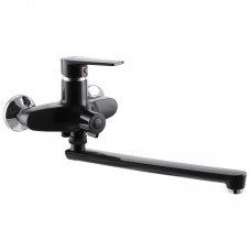 Смеситель для ванны PLAMIX Oscar-006 EURO Черный без шланга и лейки PM0600 