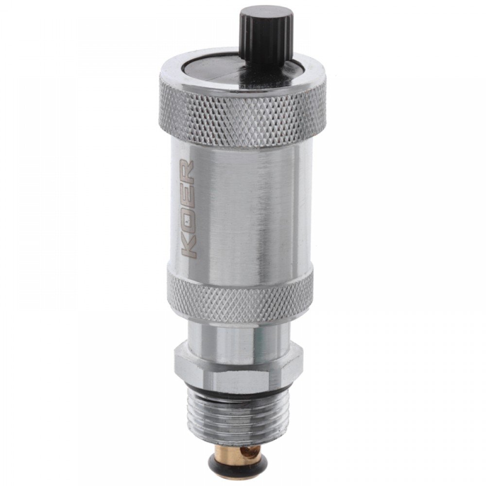 Воздухоотводчик автоматический прямой с обратным клапаном 1/2” KOER KR.1254 (KR2667)