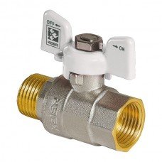 Кран шаровый KOER 1/2" ГШБ KR 218 W белый KR0182 