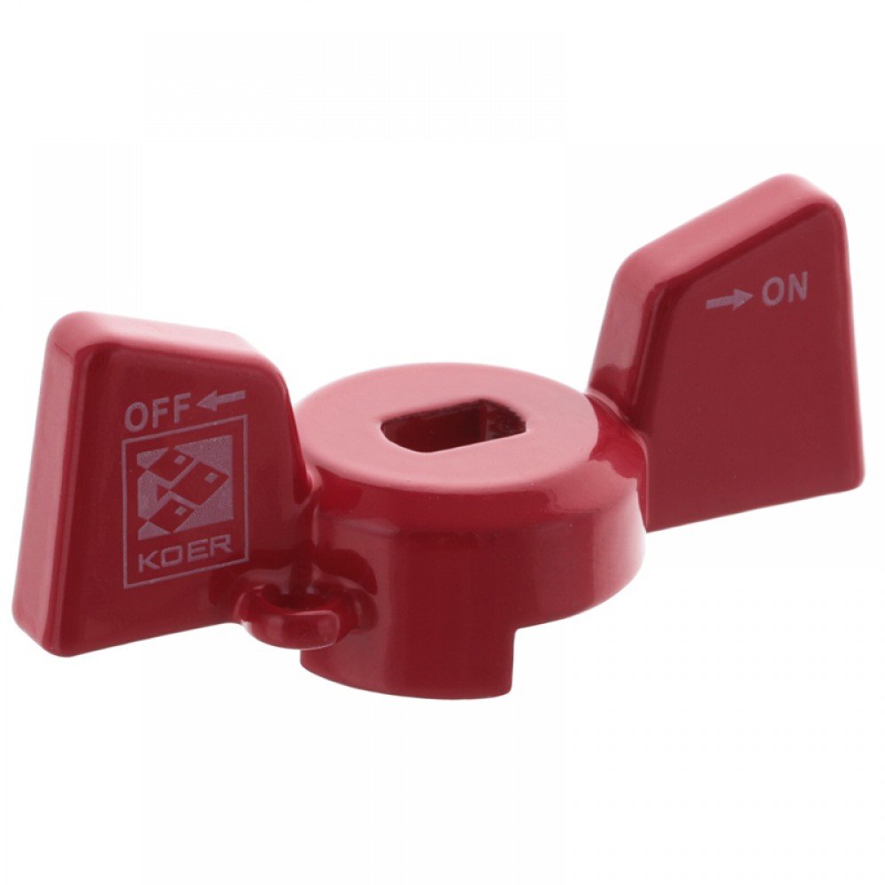 Ручка бабочка KOER для крана шарового 1/2" алюминиевая (KR3016)