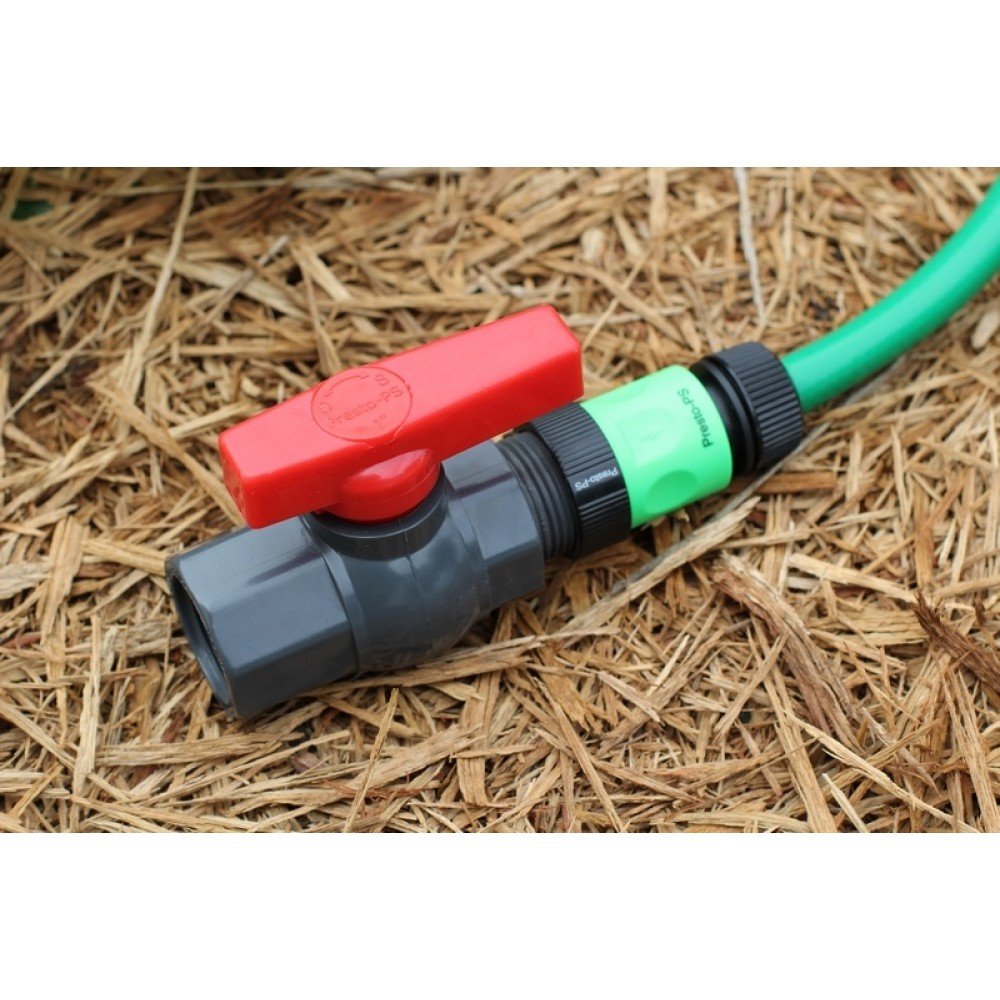 Кран шаровый Presto-PS 19 мм с наружной и внутренней резьбой 3/4 дюйма PFV-0125
