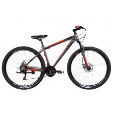 Велосипед 29" Formula MOTION 2021 серо-черный с красным м OPS-FR-29-106